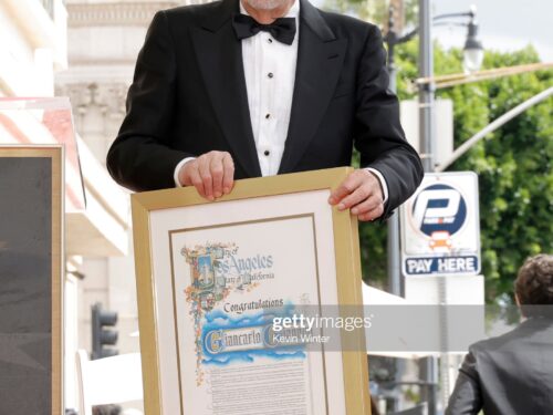 A Hollywood Giancarlo Giannini stella tra le stars della Walk of Fame